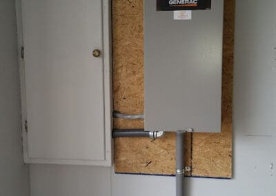 Generac electrical box installed by Manmiller Electric
